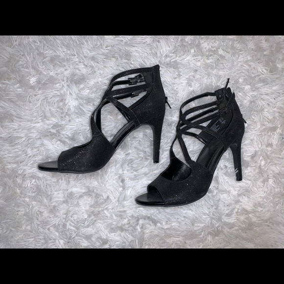 Fioni black sparkly heels - Picture 2 of 5